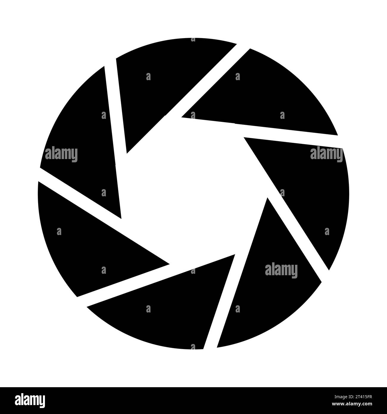 Camera shutter icon. Vector illustration isolated on white background ...