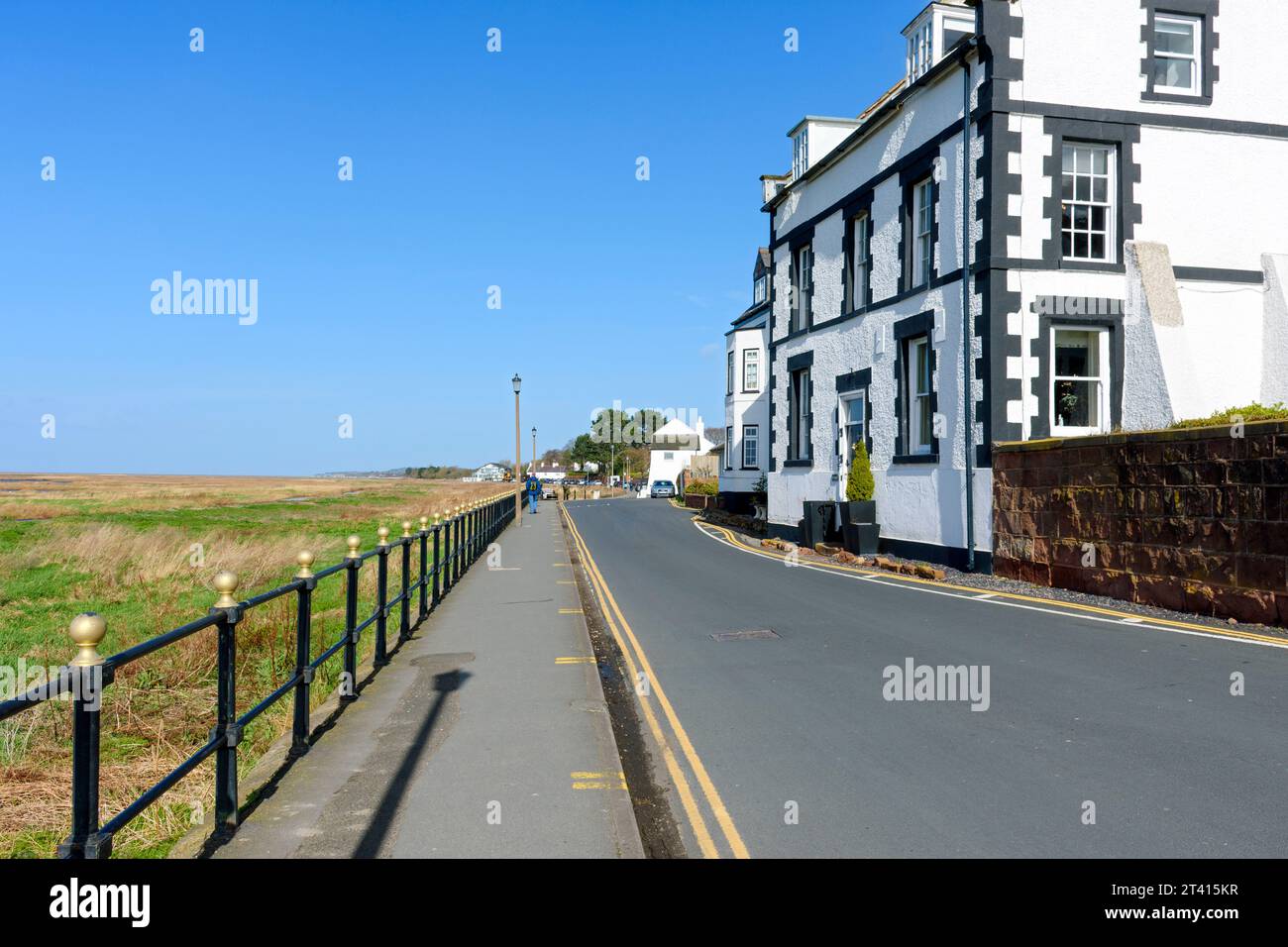 Overdee and Gray Walls, a grade II listed house on the Parade, Parkgate, near Neston, Wirral