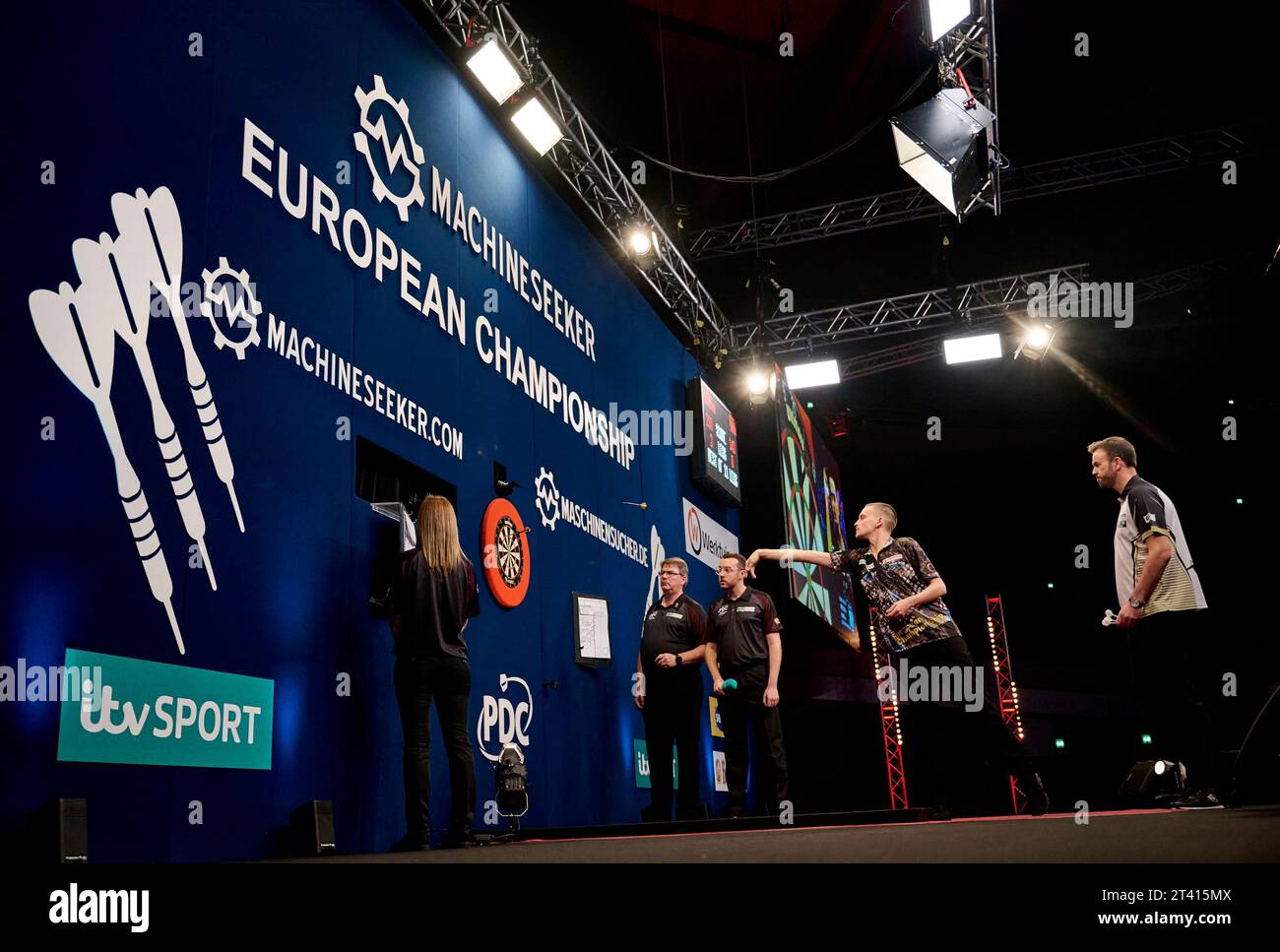 Dortmund, Germany. 27th Oct, 2023. Darts European Championship, 1st round, Pietreczko (Germany
