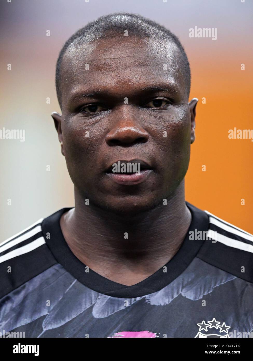 Vincent Aboubakar of Besiktas JK controls the ball duing the 2023