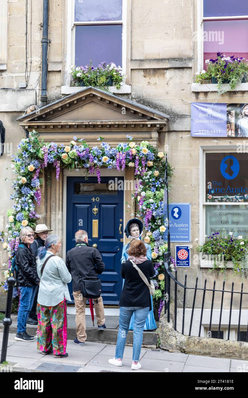 Jane Austen writer centre museum, in Bath city centre, Somerset,England