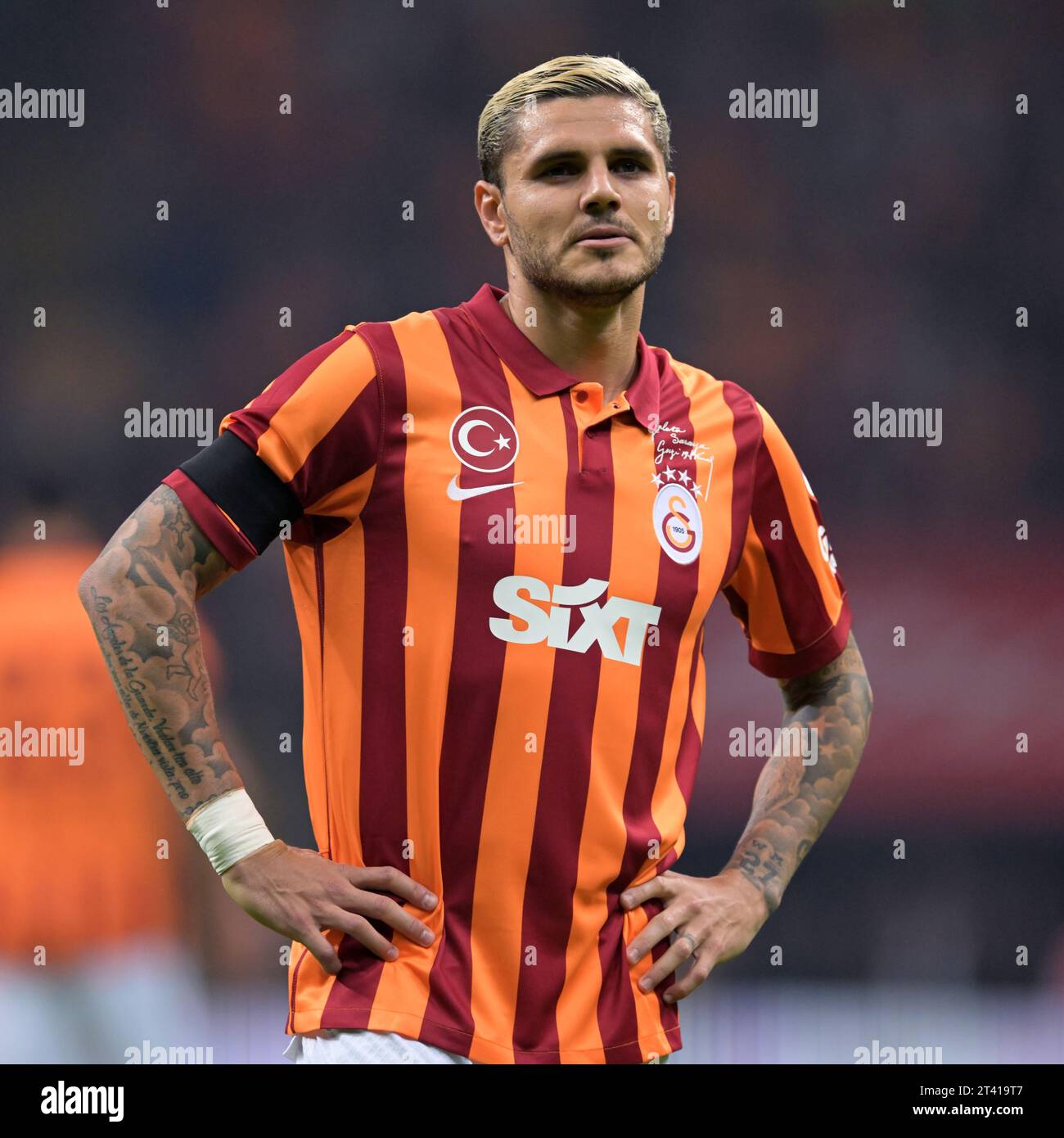 ISTANBUL Mauro Icardi of Galatasaray during the Turkish Super Lig