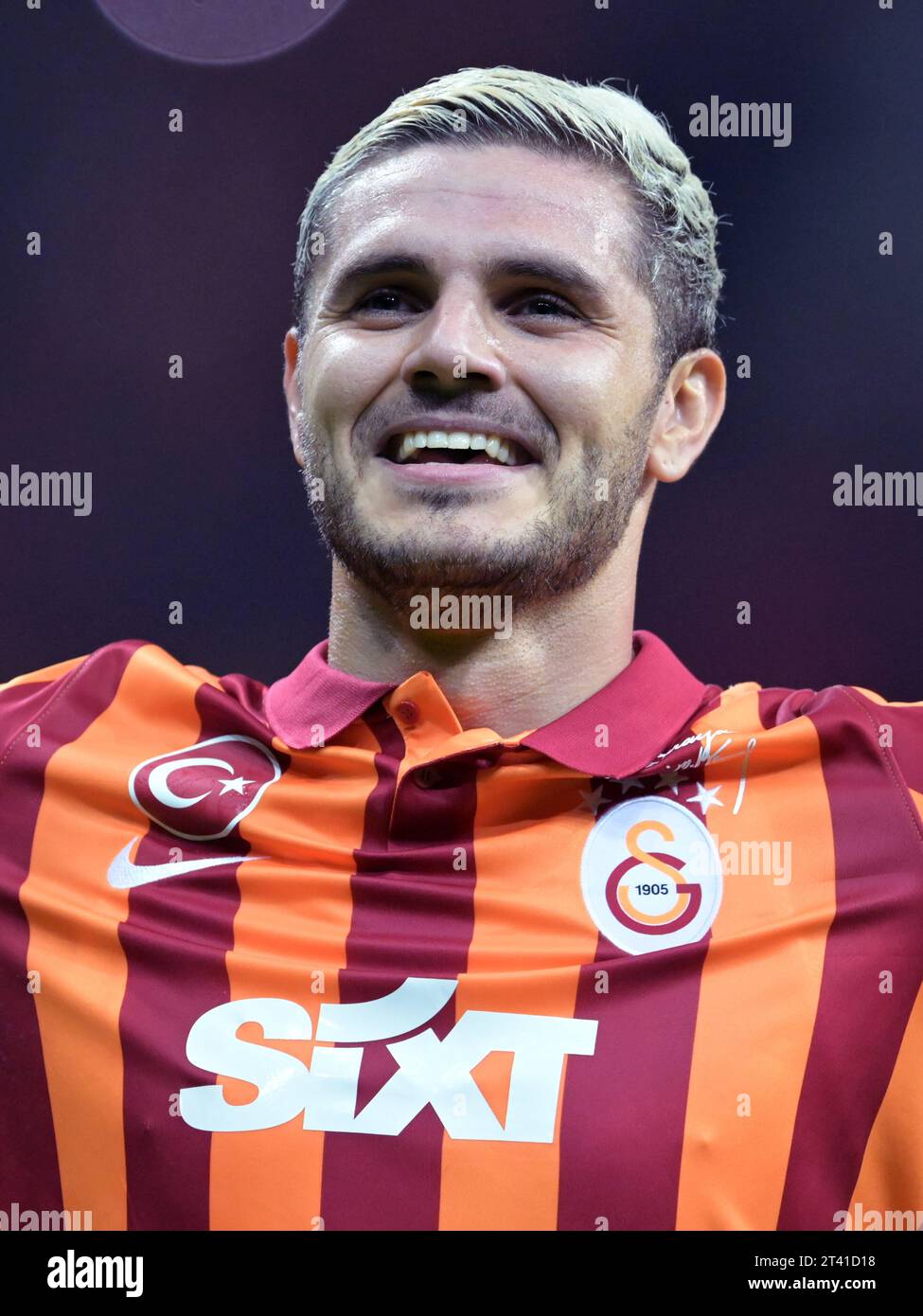 ISTANBUL Mauro Icardi of Galatasaray during the Turkish Super Lig