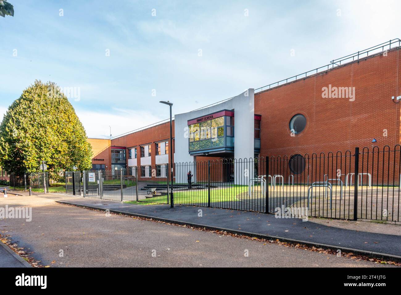 Trinity School in Newbury, West Berkshire, UK Stock Photo