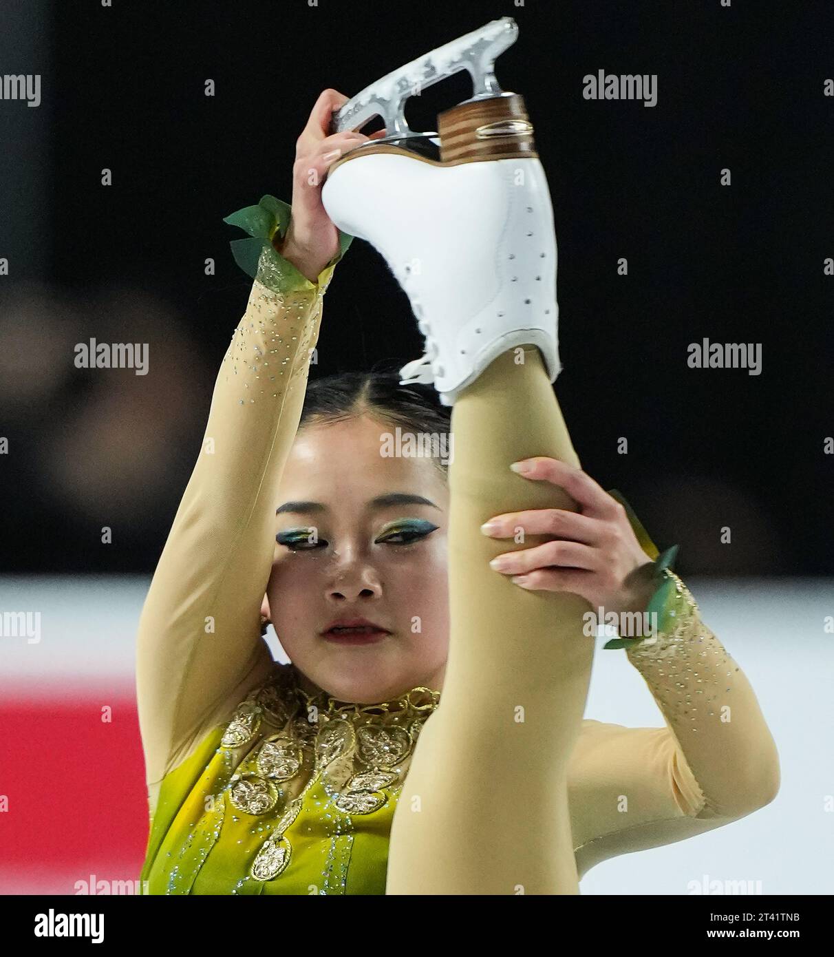 Vancouver, Canada. 27th Oct, 2023. Rinka Watanabe, of Japan, performs