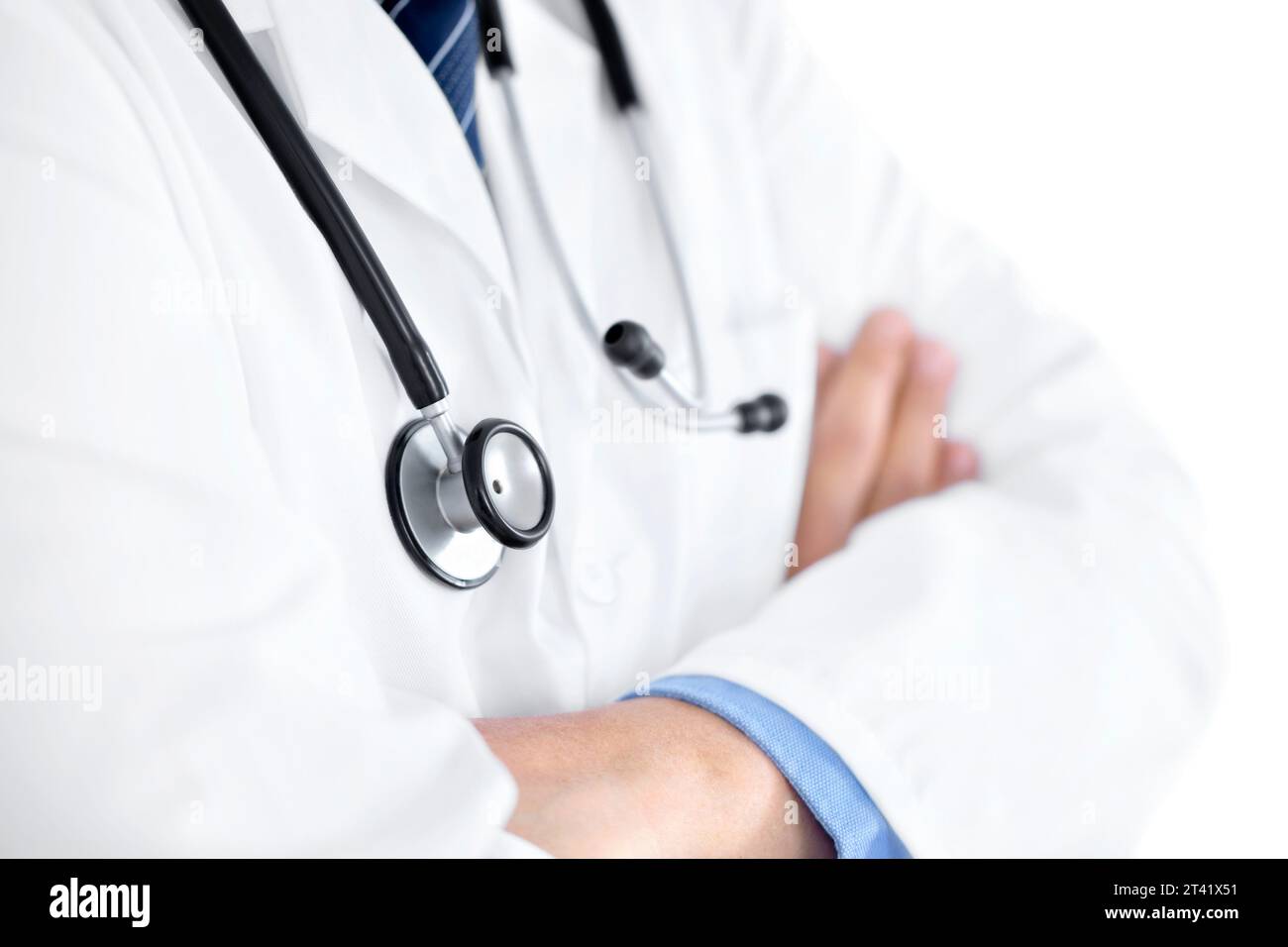 Doctor with folded arms Stock Photo