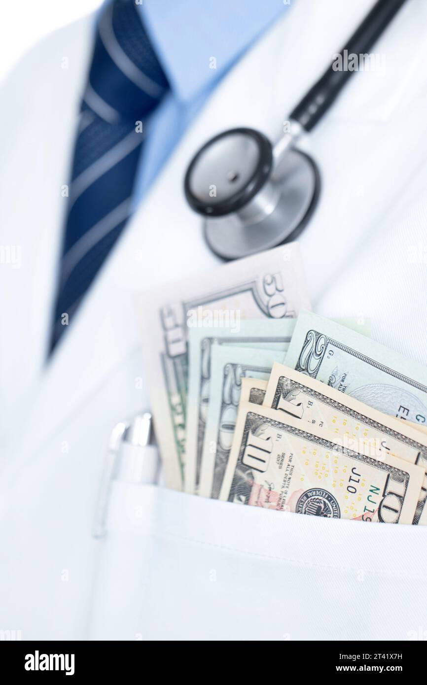 Healthcare costs, conceptual image Stock Photo