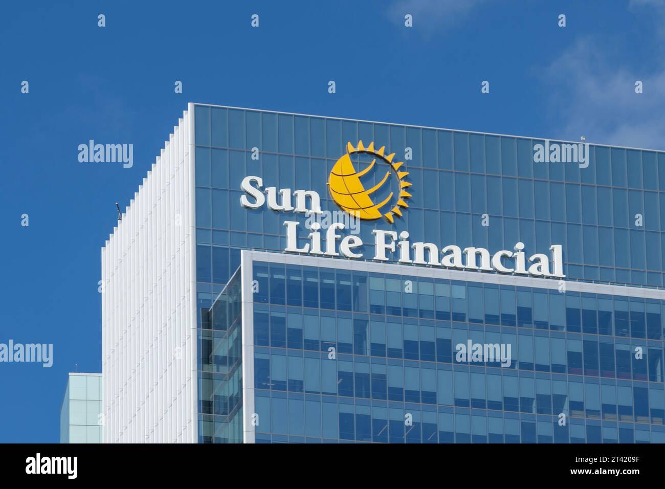 Sun Life Financial Global Headquarters in Toronto, ON, Canada Stock Photo