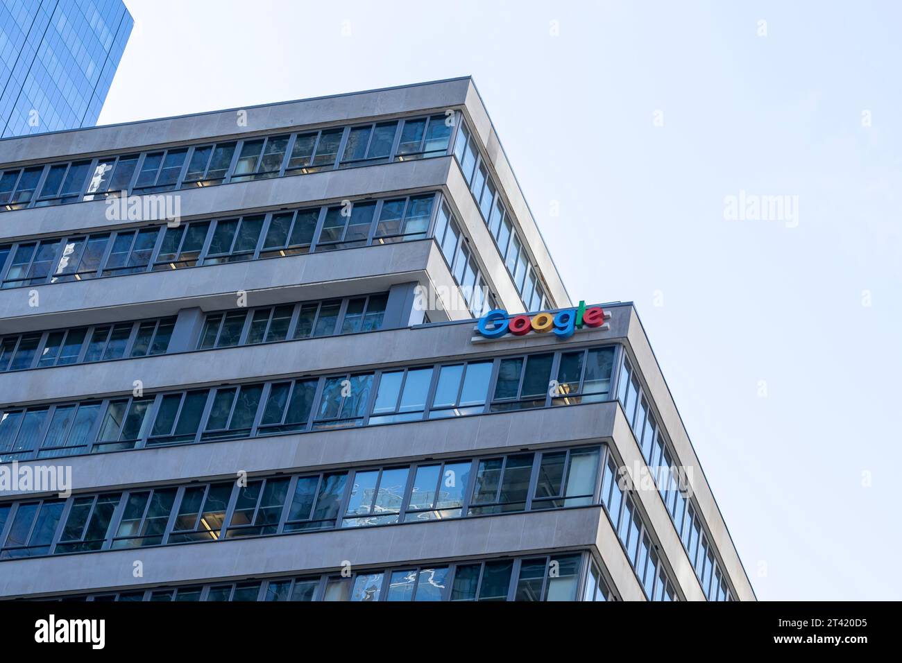 Google Toronto office at Richmond-Adelaide Centre in downtown Toronto, ON, Canada Stock Photo