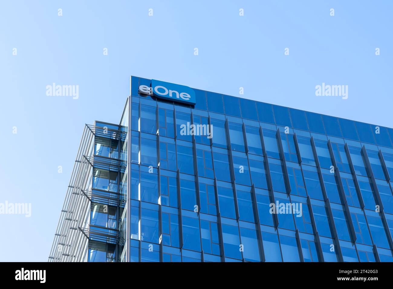 eOne headquarters in downtown Toronto, ON, Canada Stock Photo