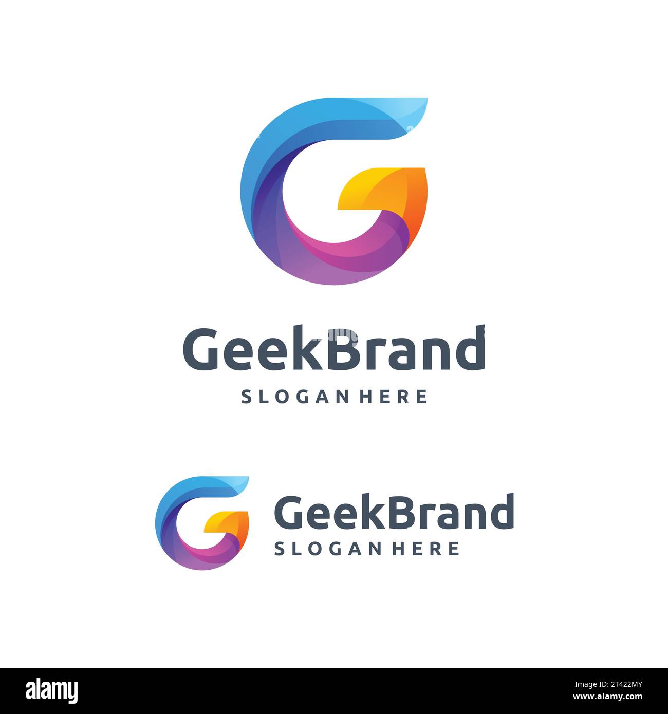 Business corporate letter g logo design Royalty Free Vector Stock ...