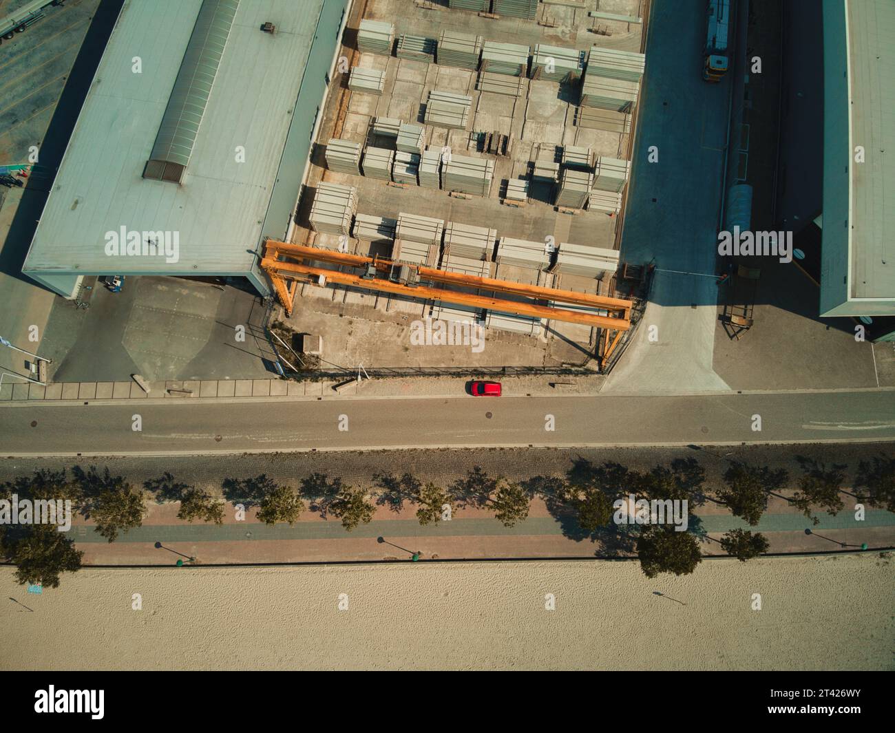 Loading Station Color Aerial shot loading station hi-res stock photography and images - Alamy