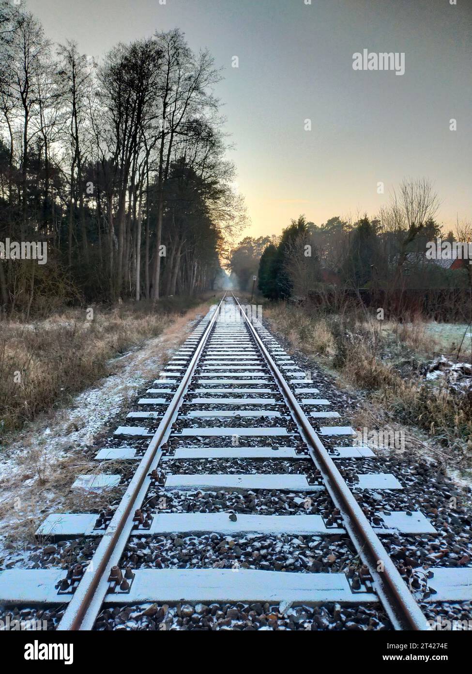 Two sets of tracks hi-res stock photography and images - Alamy