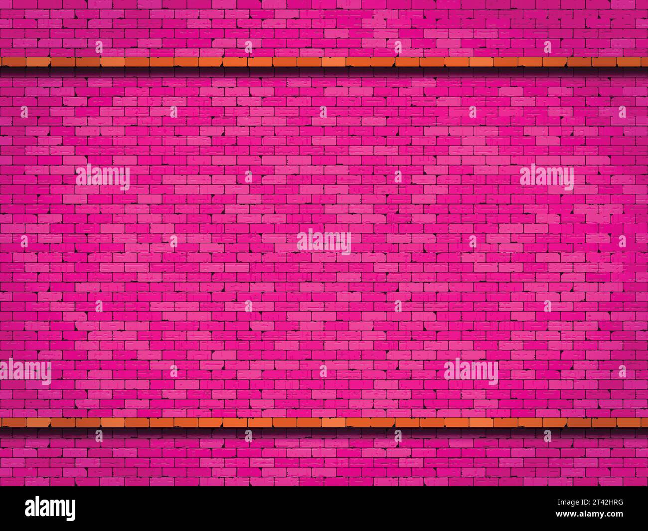 Pink brick wall background Royalty Free Vector Image Stock Vector Image ...