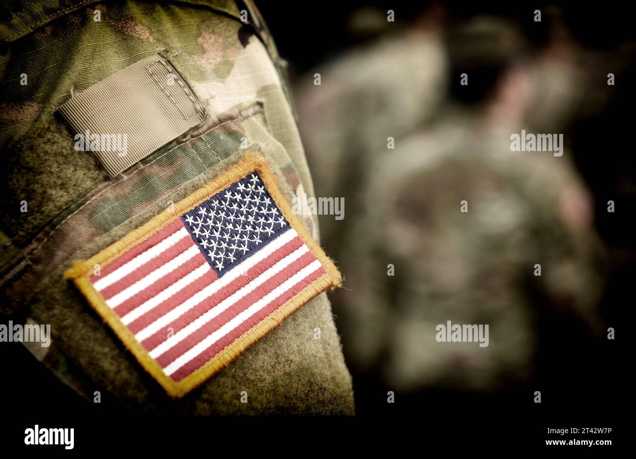 Veterans Day. US army. Military of USA. Memorial day. The United States Armed Forces. Stock Photo