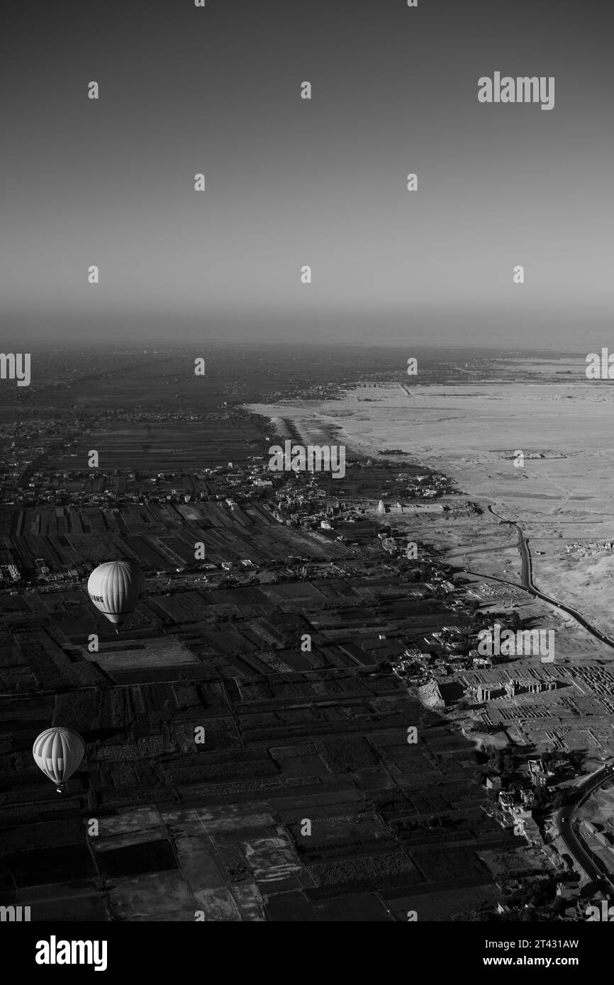 Egypt desert fields Black and White Stock Photos & Images - Alamy