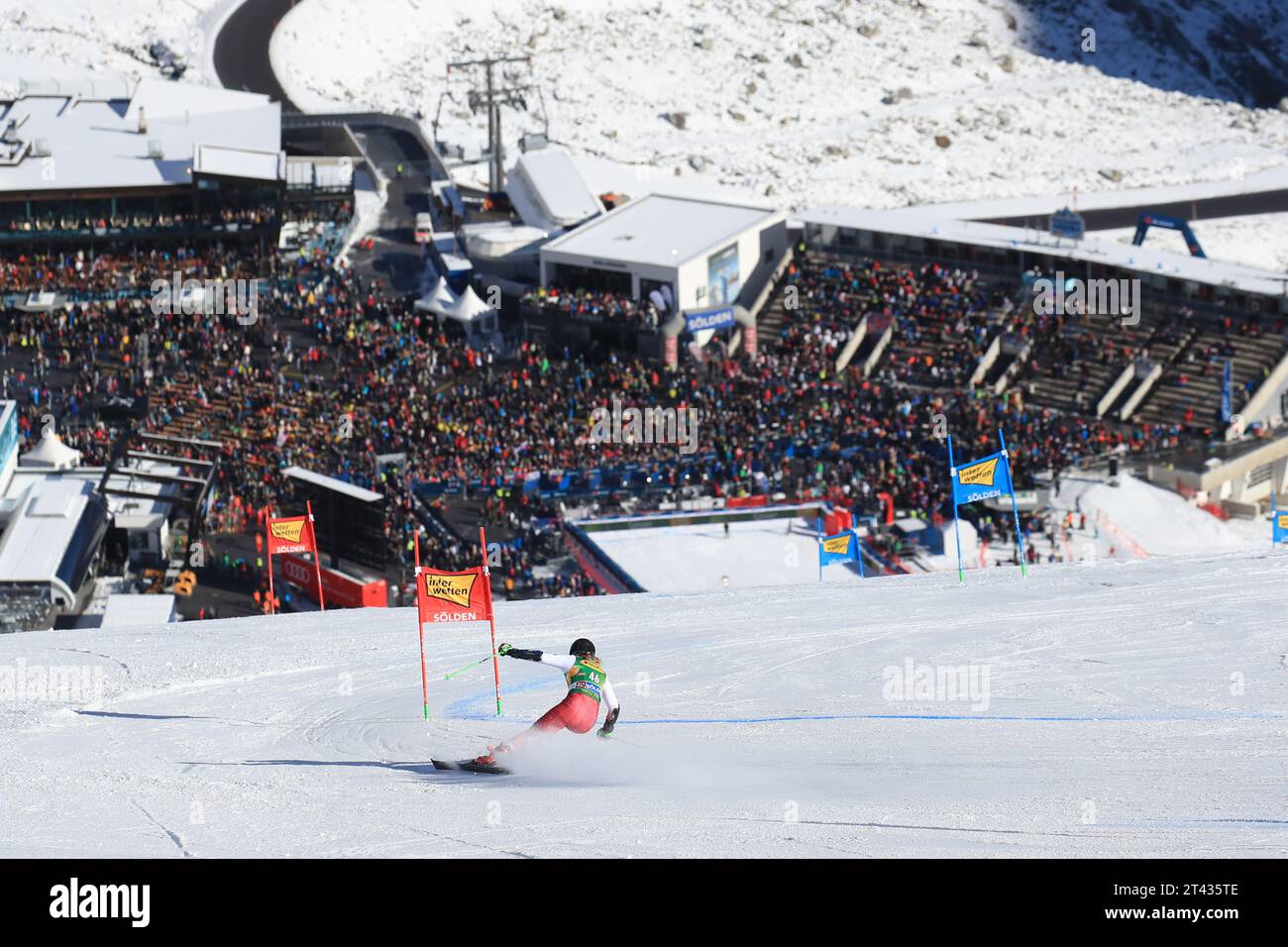 Solden, Tyrol, Austria. 28th Oct, 2023. Audi FIS Alpine Ski World Cup Opening; Magdalena Luczak (POL) Credit: Action Plus Sports/Alamy Live News Stock Photo