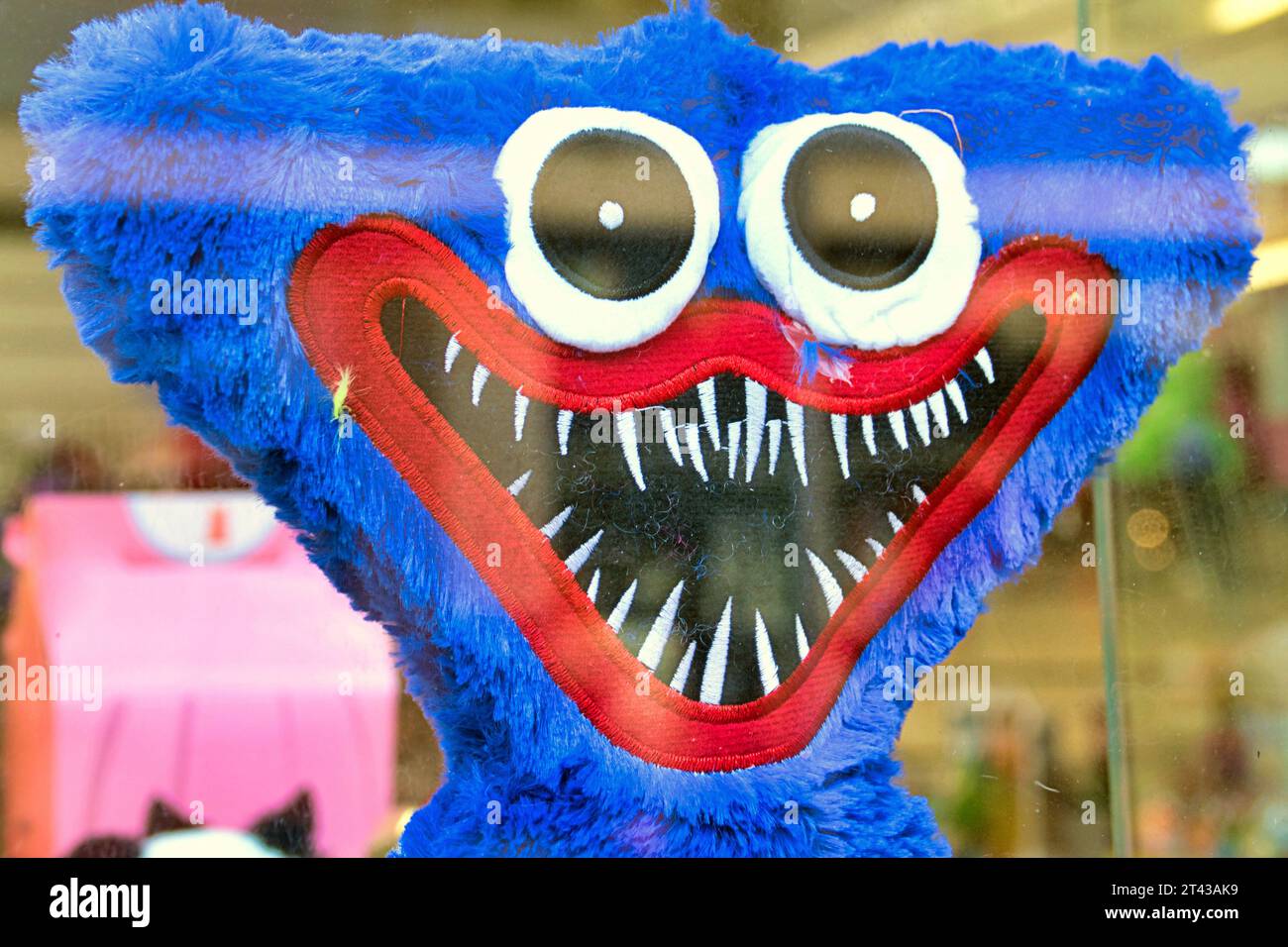 Glasgow, Scotland, UK. 28h October, 2023. Halloween  signs in the city  centre ahead of the event. Credit Gerard Ferry/Alamy Live News Stock Photo