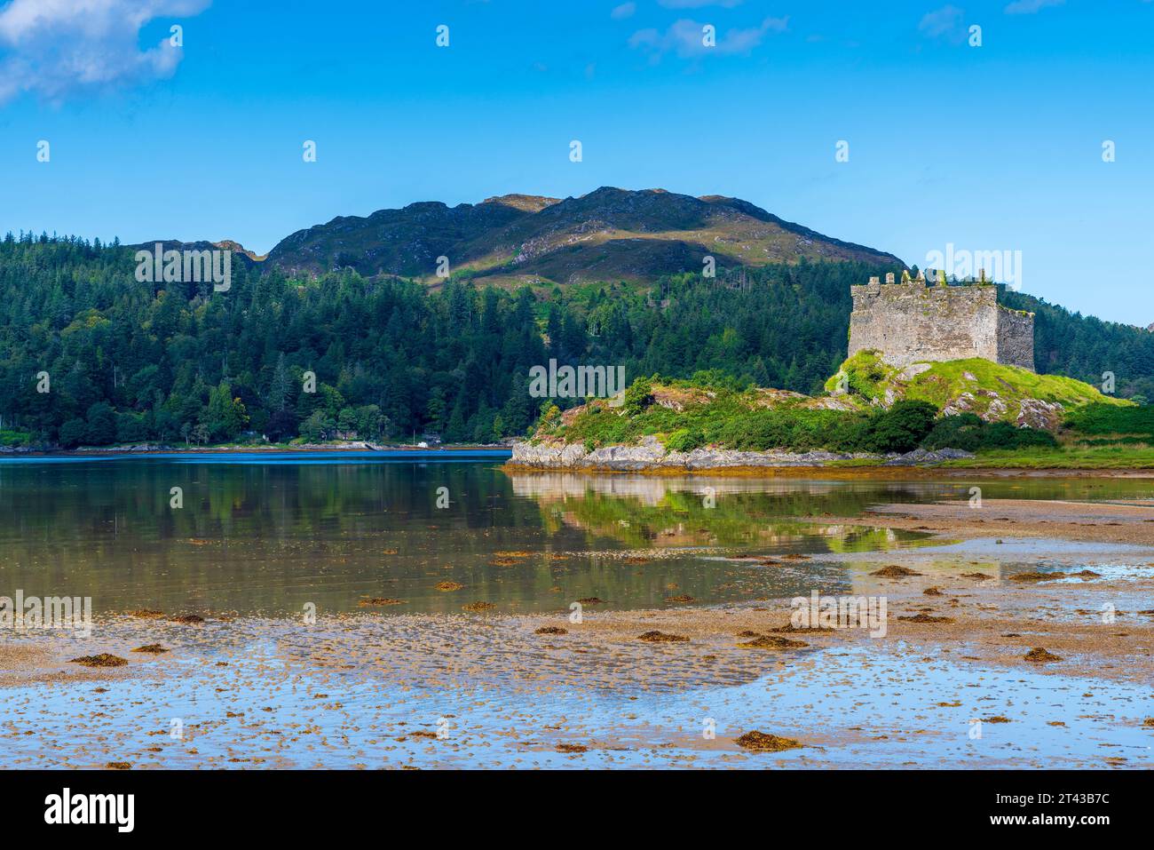 Tioram Castle, Highland, Scotland, United Kingdom. Europe Stock Photo