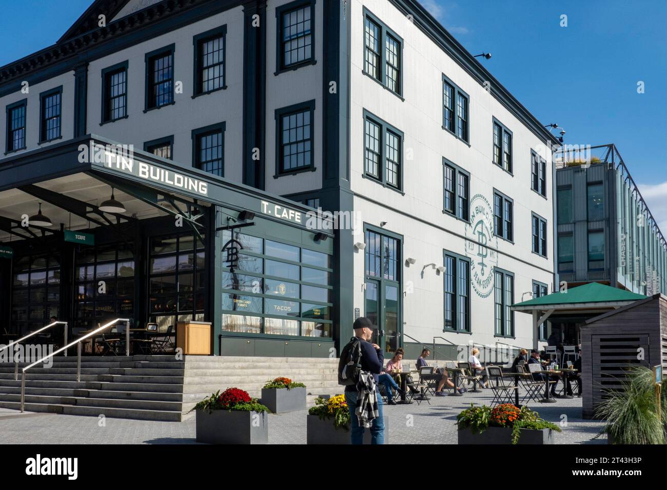 The Tin Building by is an upscale marketplace with