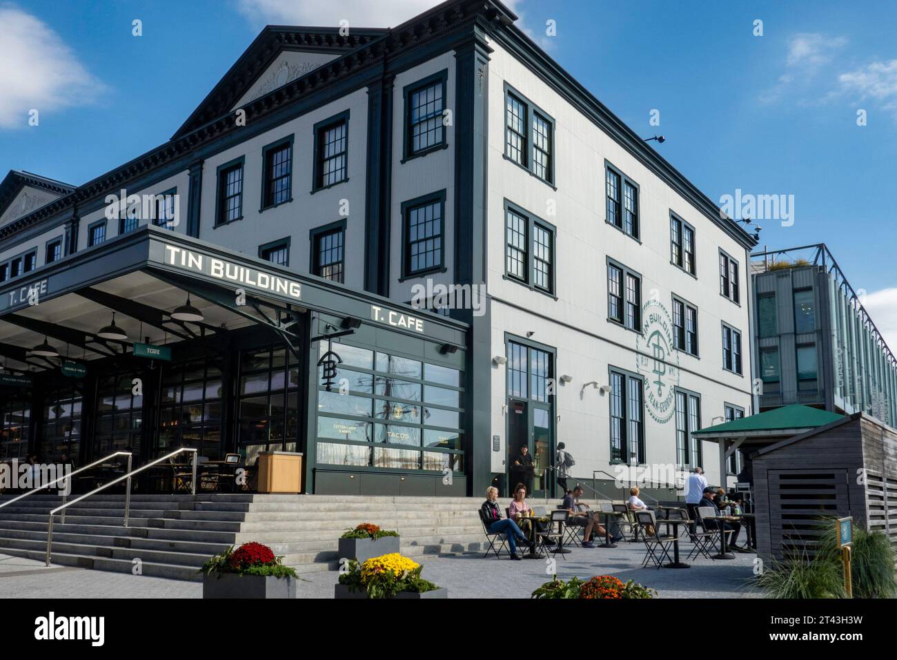 The Tin Building by is an upscale marketplace with