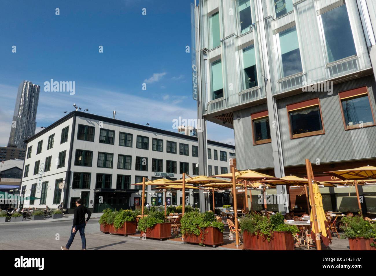 The Tin Building by is an upscale marketplace with