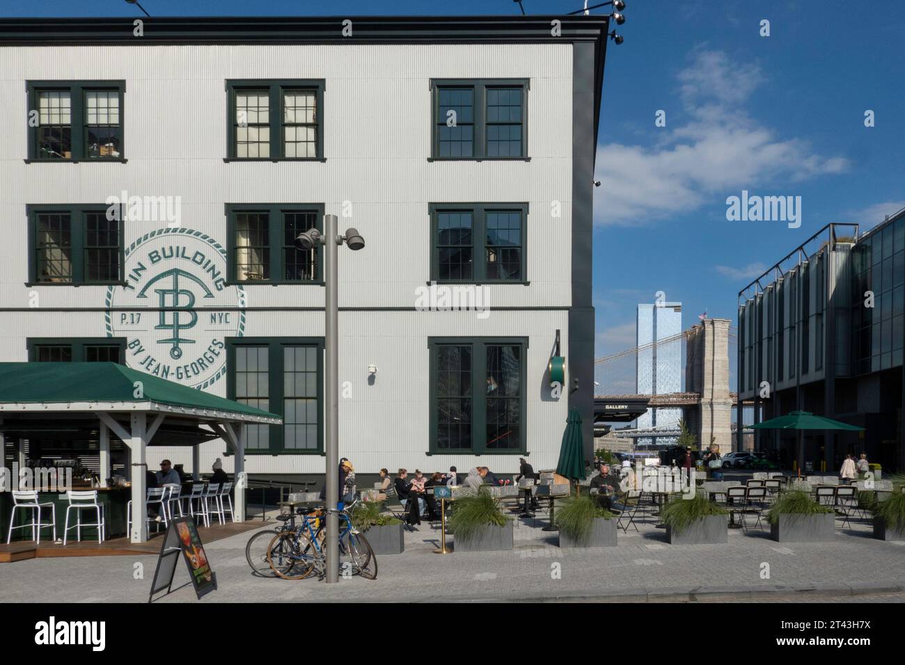 The Tin Building by is an upscale marketplace with