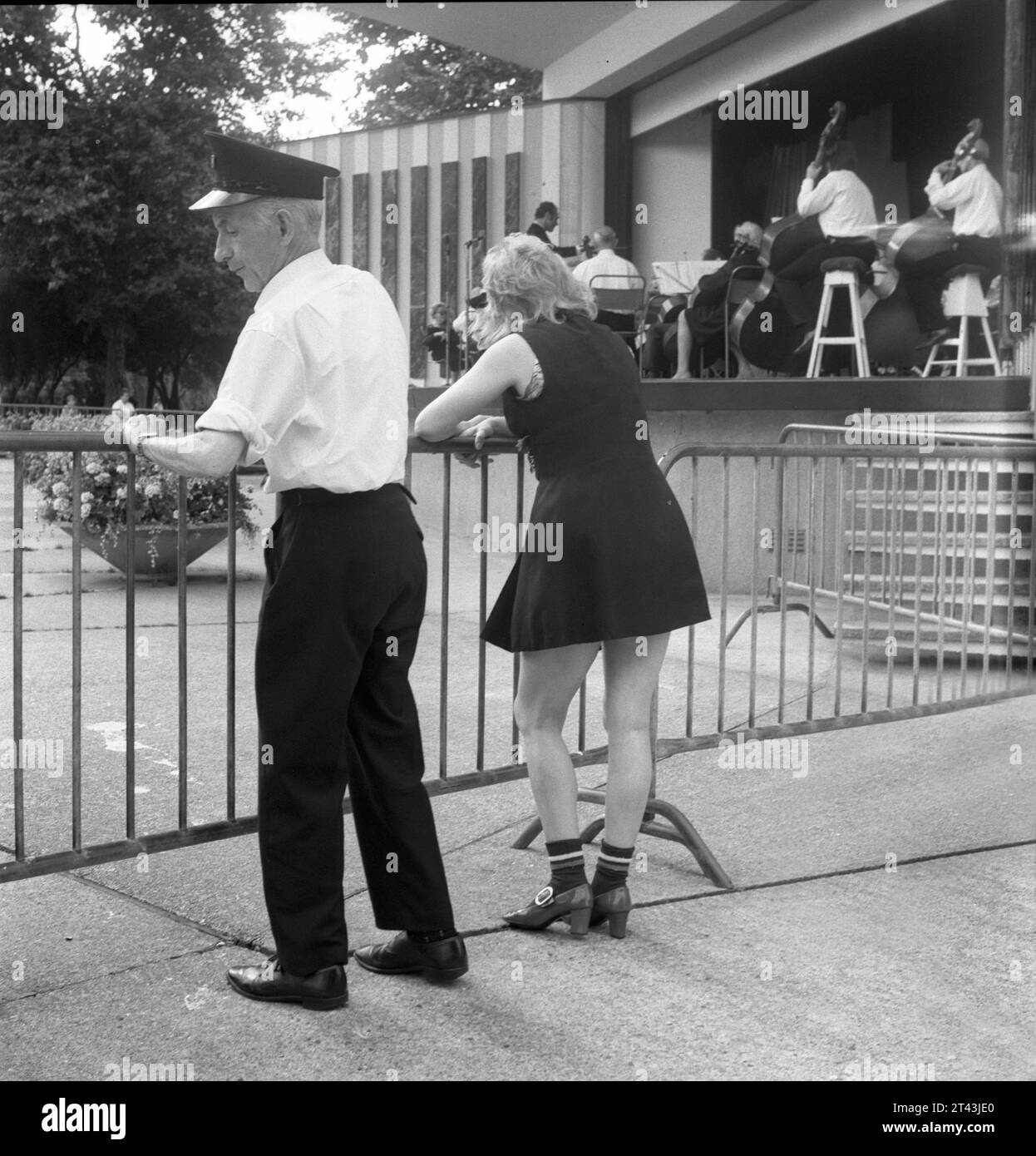 Outdoor concert, London, England, 1971 Stock Photo Alamy