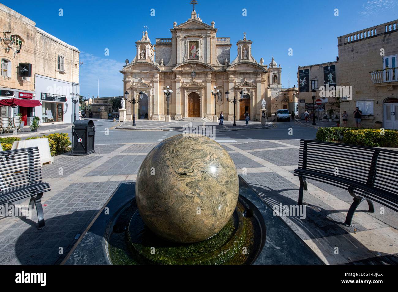 Basilica of St Paul, St Paul's church, Rabat, Malta Stock Photo - Alamy