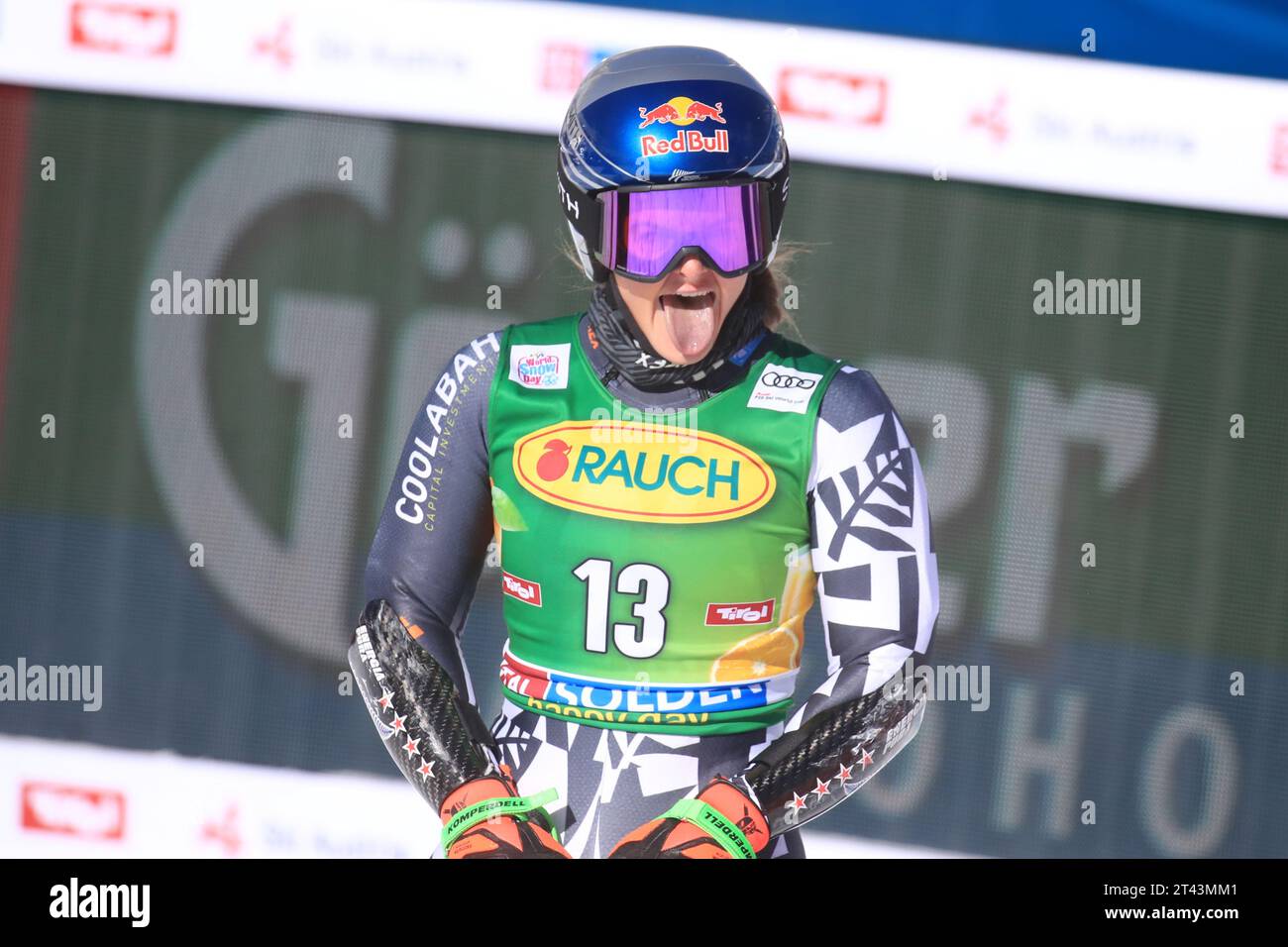Solden, Tyrol, Austria. 28th Oct, 2023. Audi FIS Alpine Ski World Cup Opening; Alice Robinson (NZL) Credit: Action Plus Sports/Alamy Live News Stock Photo
