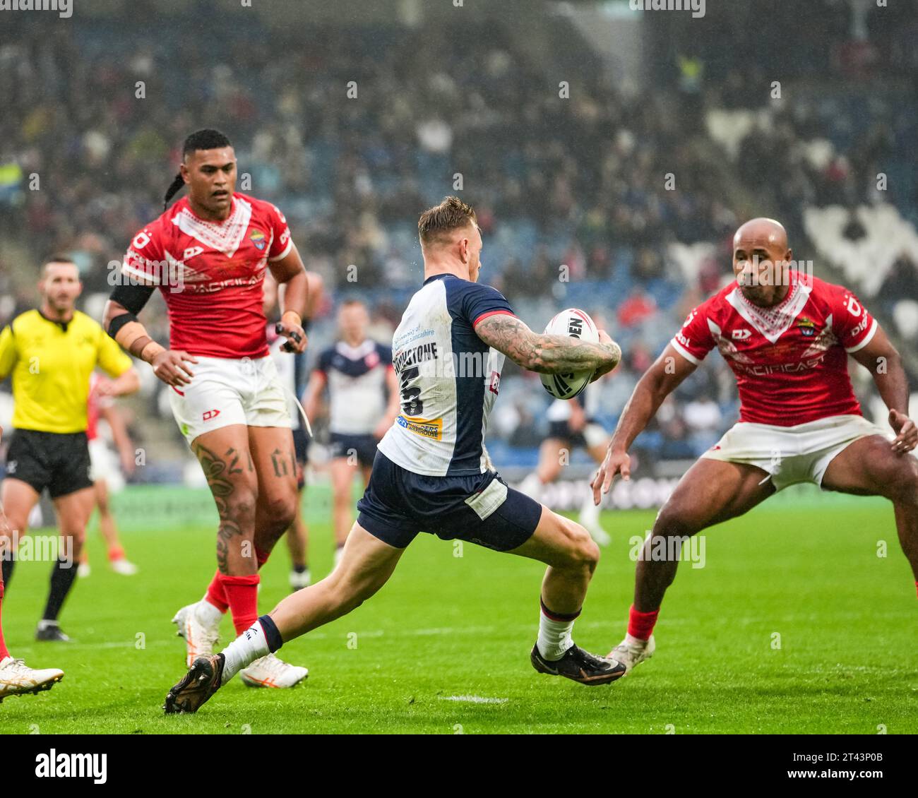 Huddersfield, UK. 28 October 2023. England Rugby League v Tonga Rugby