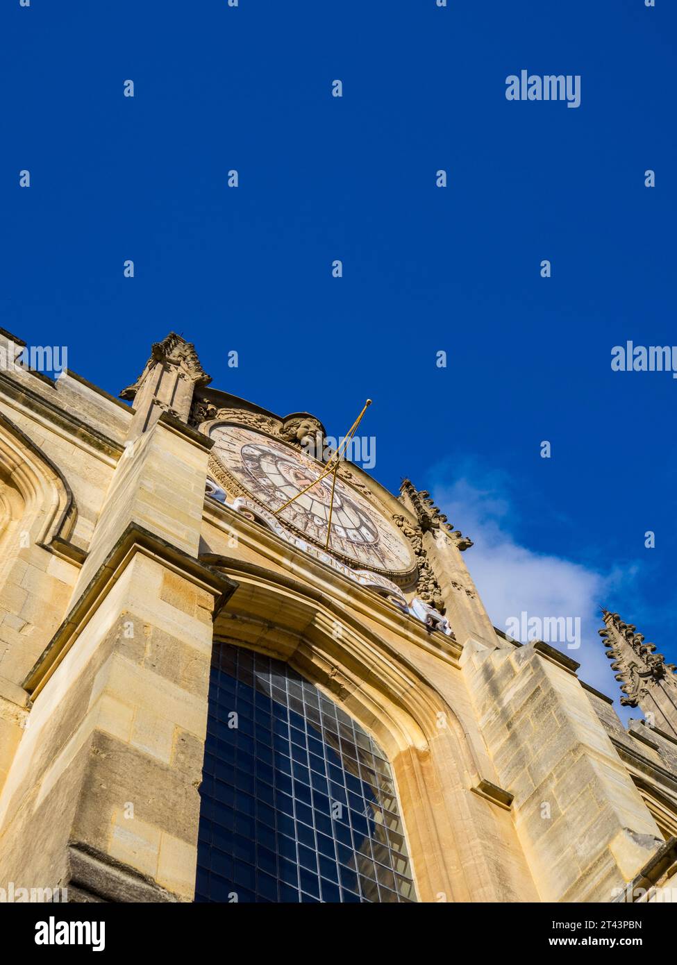 SunDial on, Codrington Library, All Souls College, University of Oxford, Oxfordshire, England