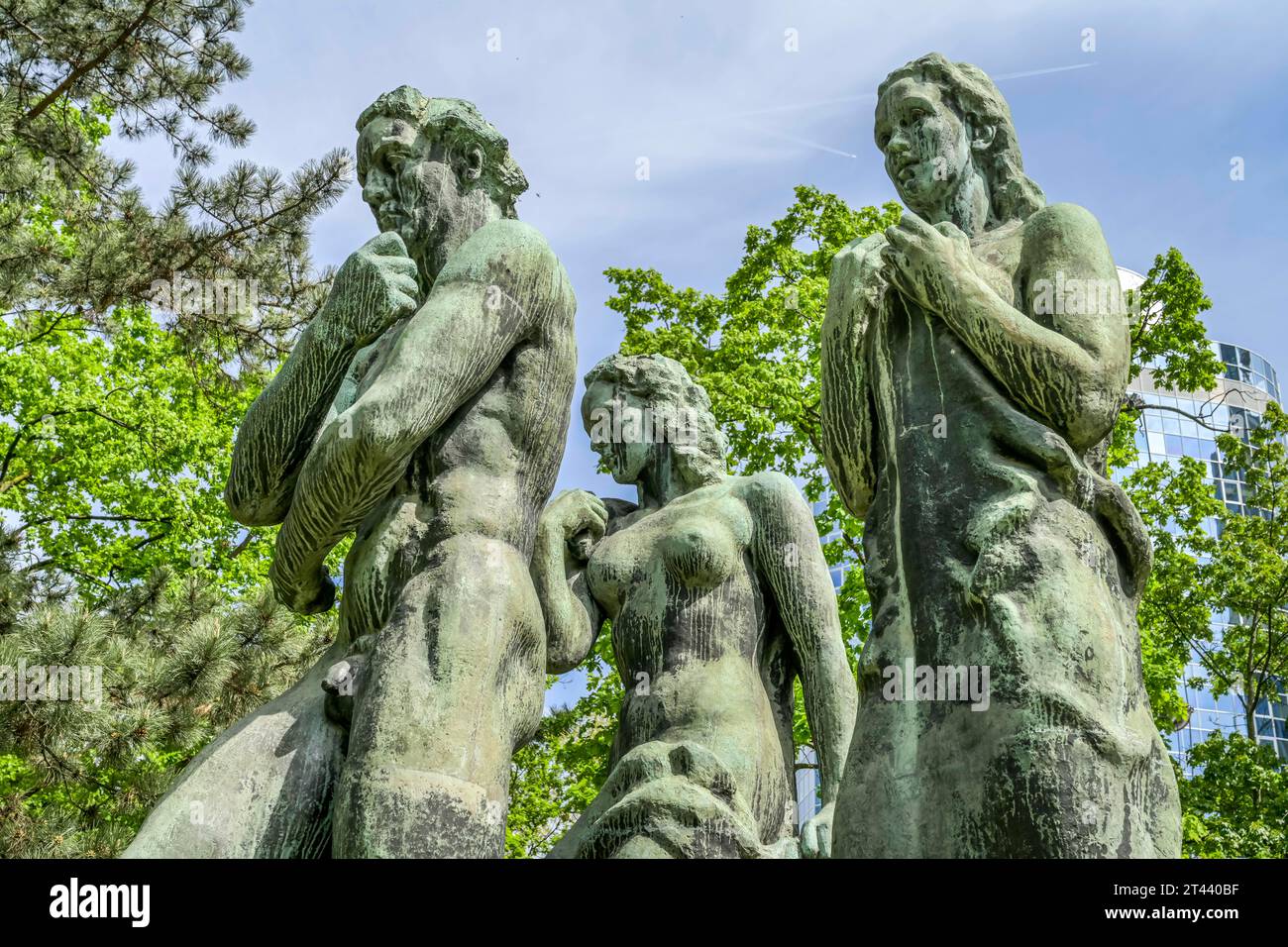 Beethoven-Denkmal von Georg Kolbe, Taunusanlage, Frankfurt, Hessen ...