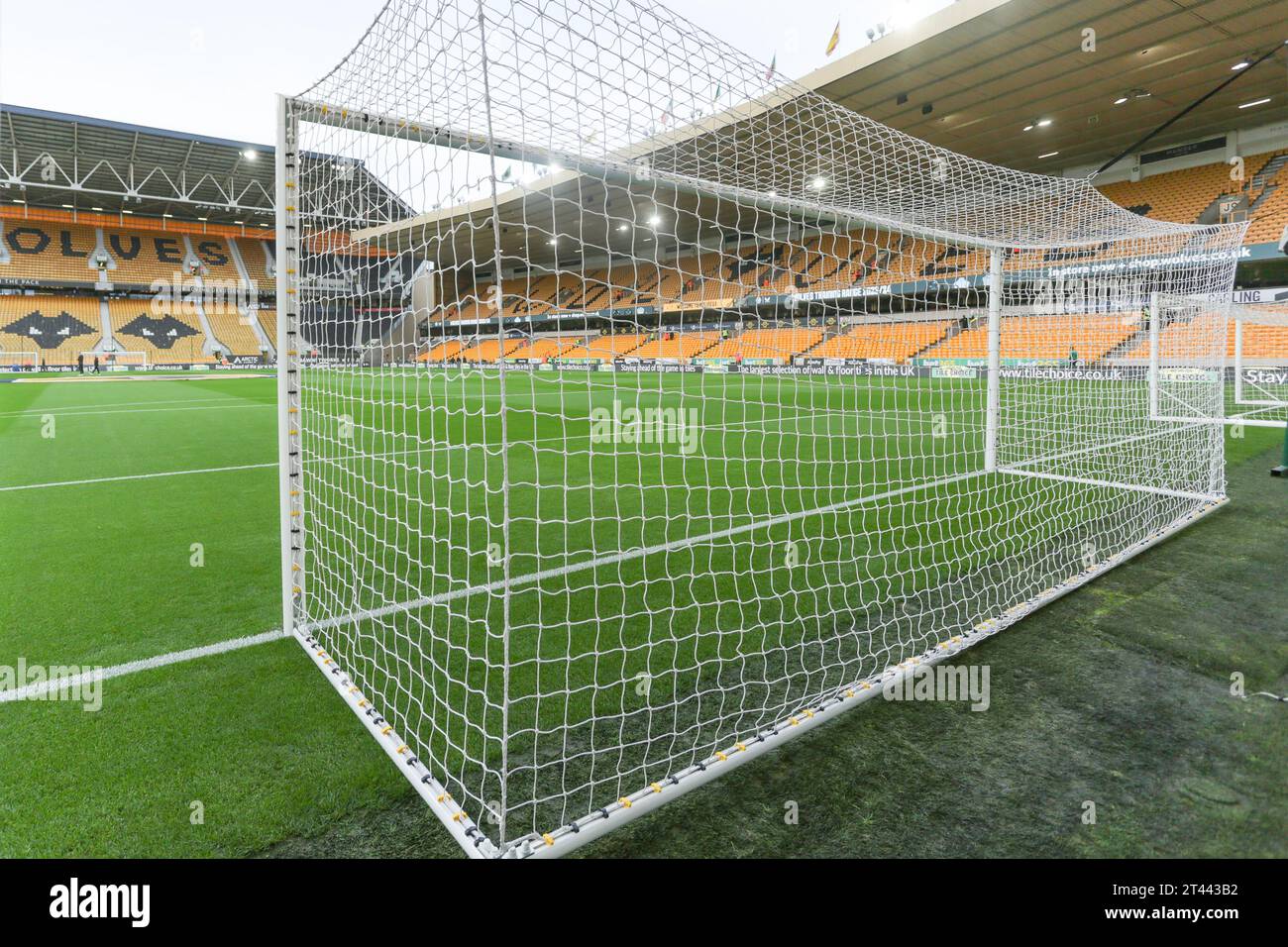 General view of the Moulineaux stadium before the Premier League match between Wolverhampton Wanderers and Newcastle United at Molineux, Wolverhampton on Saturday 28th October 2023. (Photo: Gustavo Pantano | MI News) Credit: MI News & Sport /Alamy Live News Stock Photo