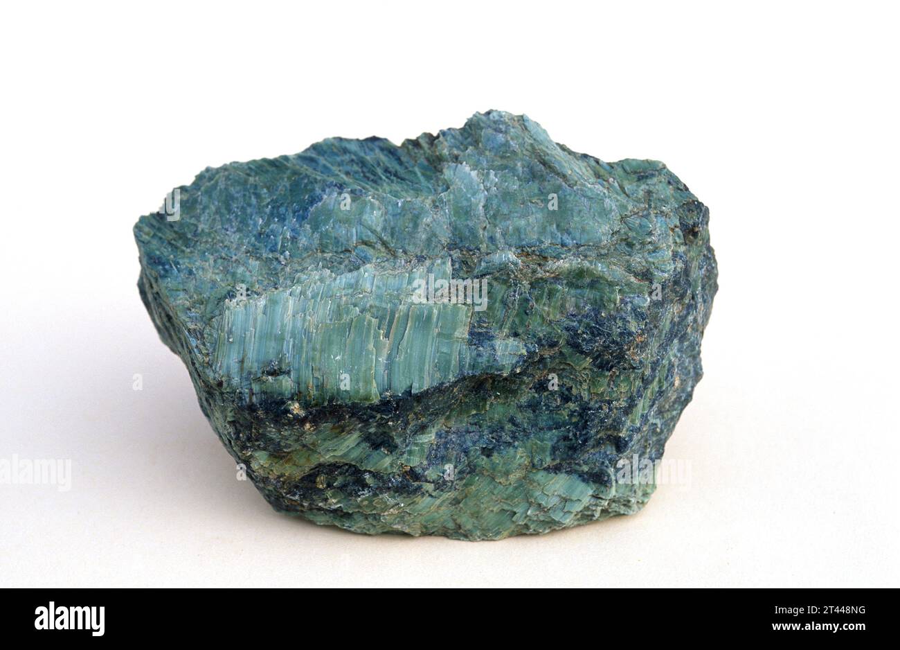 Serpentinite is a metamorphic rock rich in serpentine mineral and