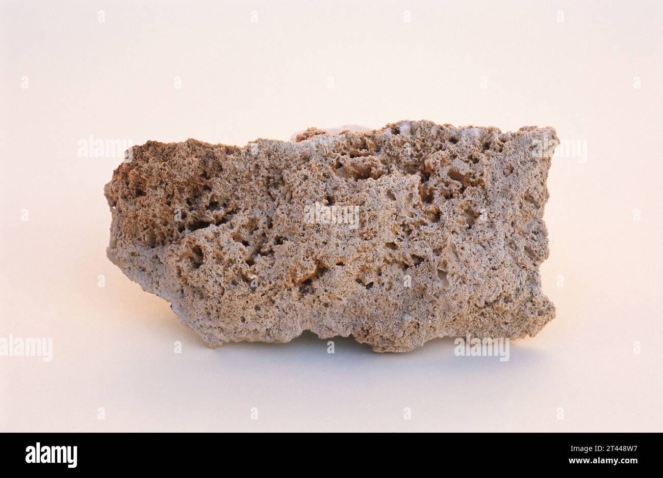 Travertine is a porous sedimentary rock composed by calcium carbonate. Is a variety of limestone