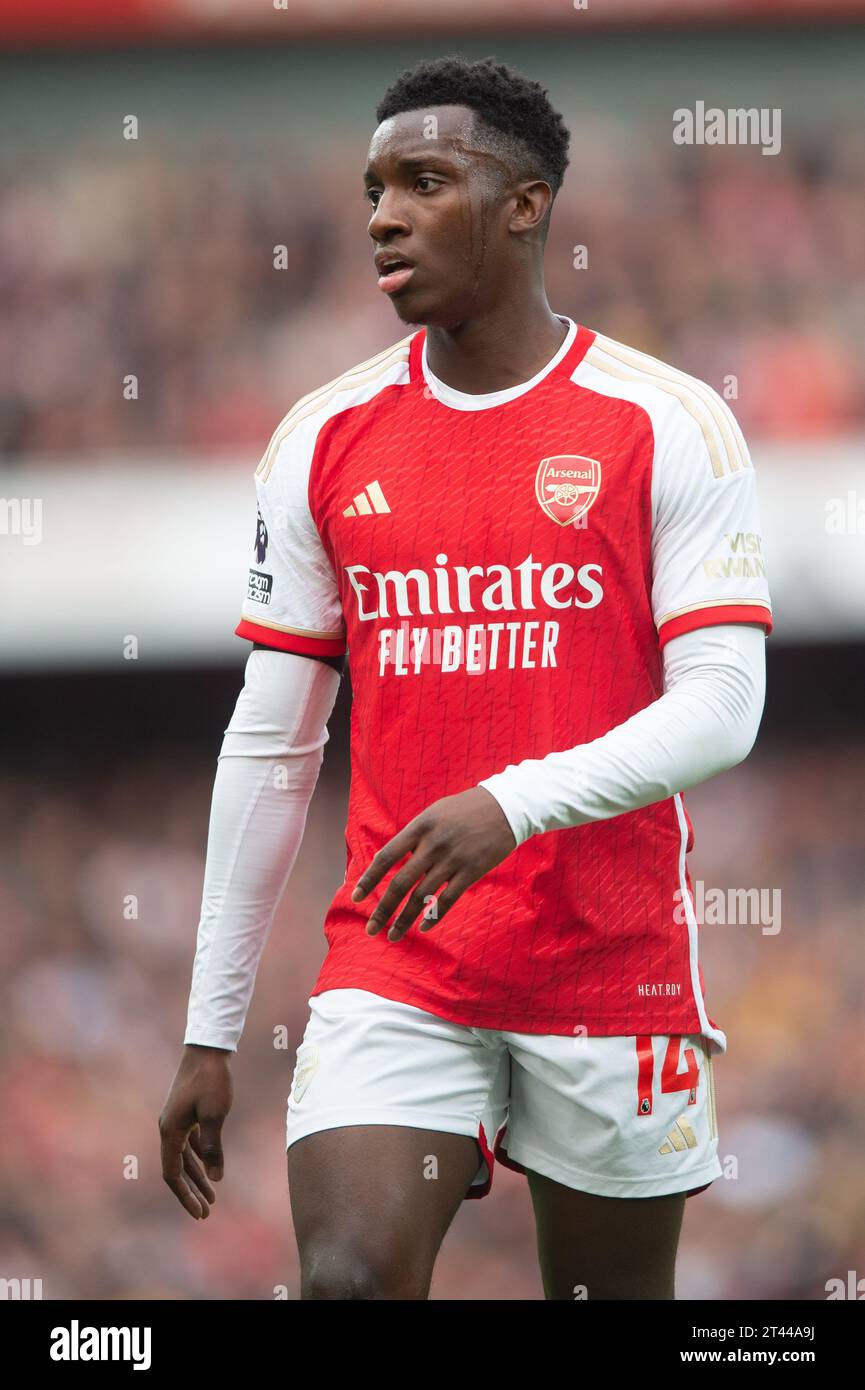 Emirates Stadium, London, UK. 28th Oct, 2023. Premier League Football, Arsenal versus Sheffield United; Eddie Nketiah of Arsenal Credit: Action Plus Sports/Alamy Live News Stock Photo