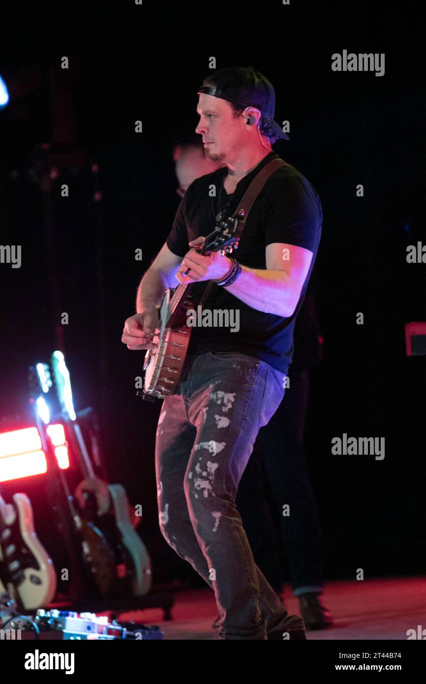 Edmonton, Canada. 26th Oct, 2023. JJ Hunter of The Canadian Country