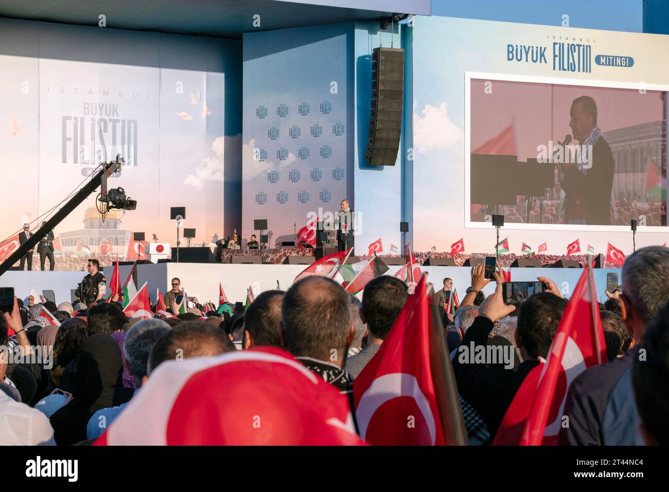 Yesilkoy, Istanbul, Turkey. 28th Oct, 2023. President of The Republic ...