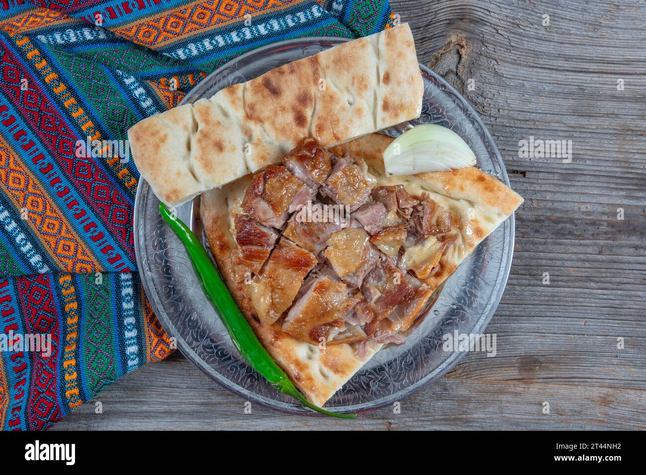 Turkish pita bread in tandoor (clay oven) in Istanbul Turkey Stock Photo -  Alamy