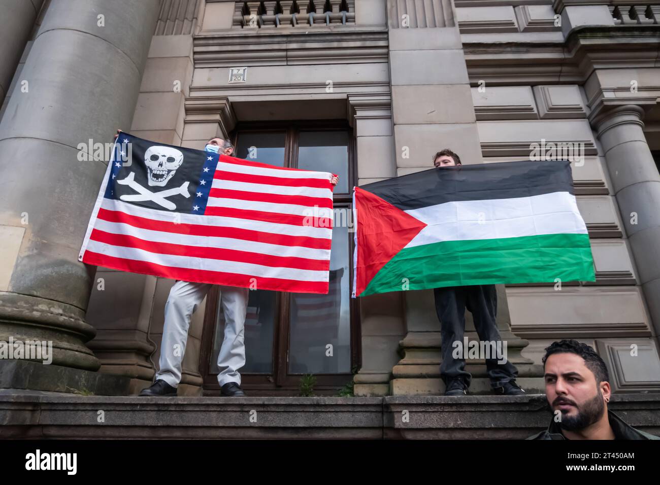 Glasgow, Scotland, UK. 28th October, 2023. People supporting Palestine