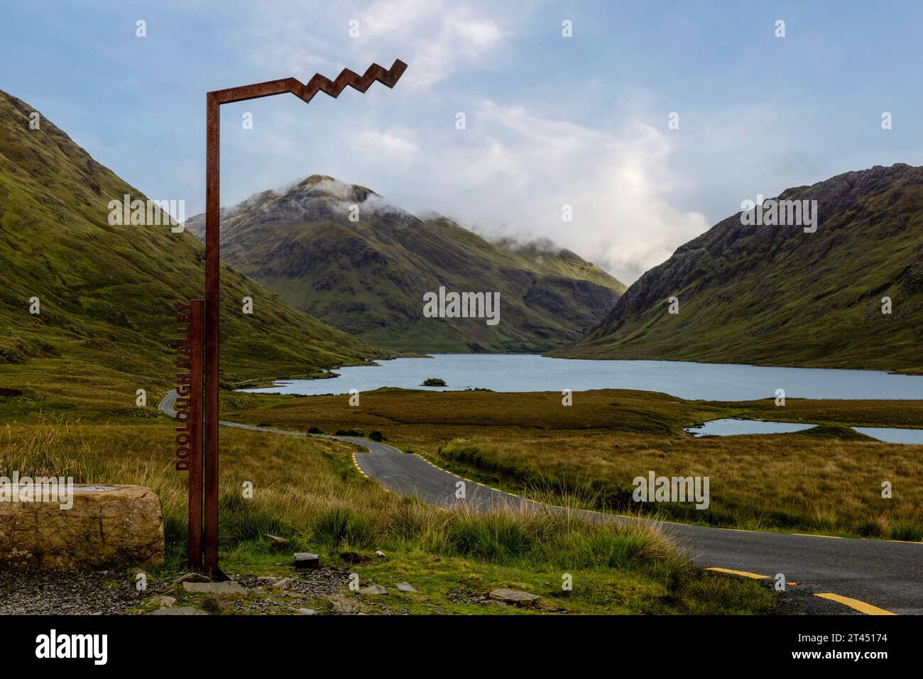 Doo Lough is a lake located in the Connemara National Park in County