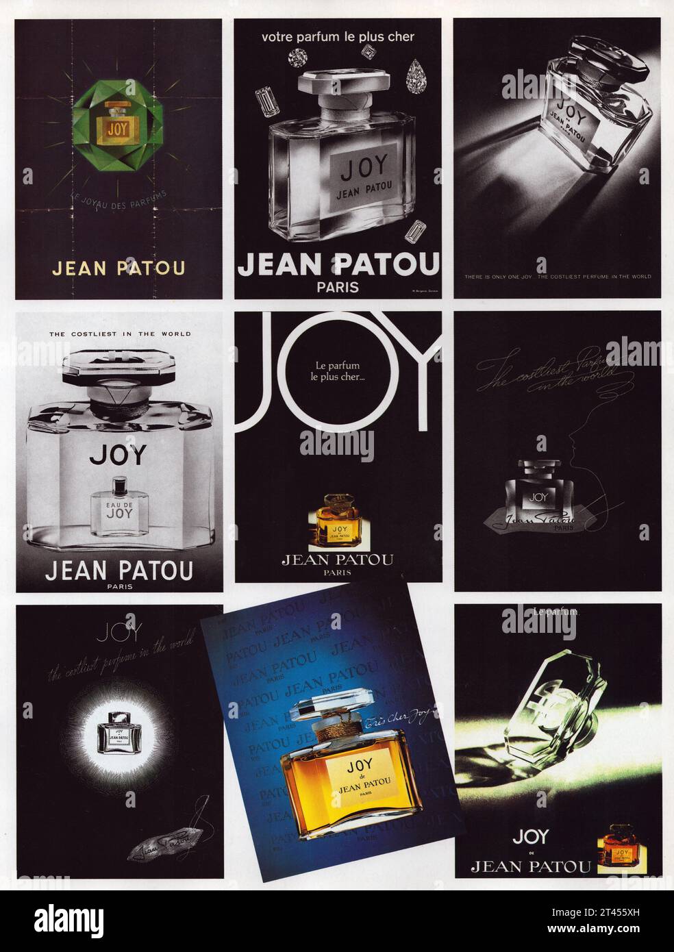 Joy Jean Patou Paris perfume commercial Le Parfum le plus cher Jean Patou Stock Photo