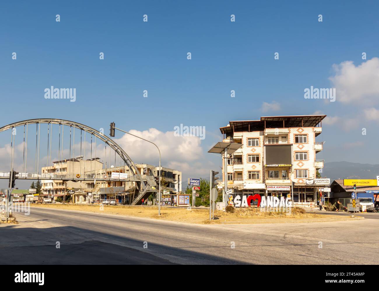 Samandağ, formerly Süveydiye, is a municipality and district of Hatay Province, Turkey. Stock Photo