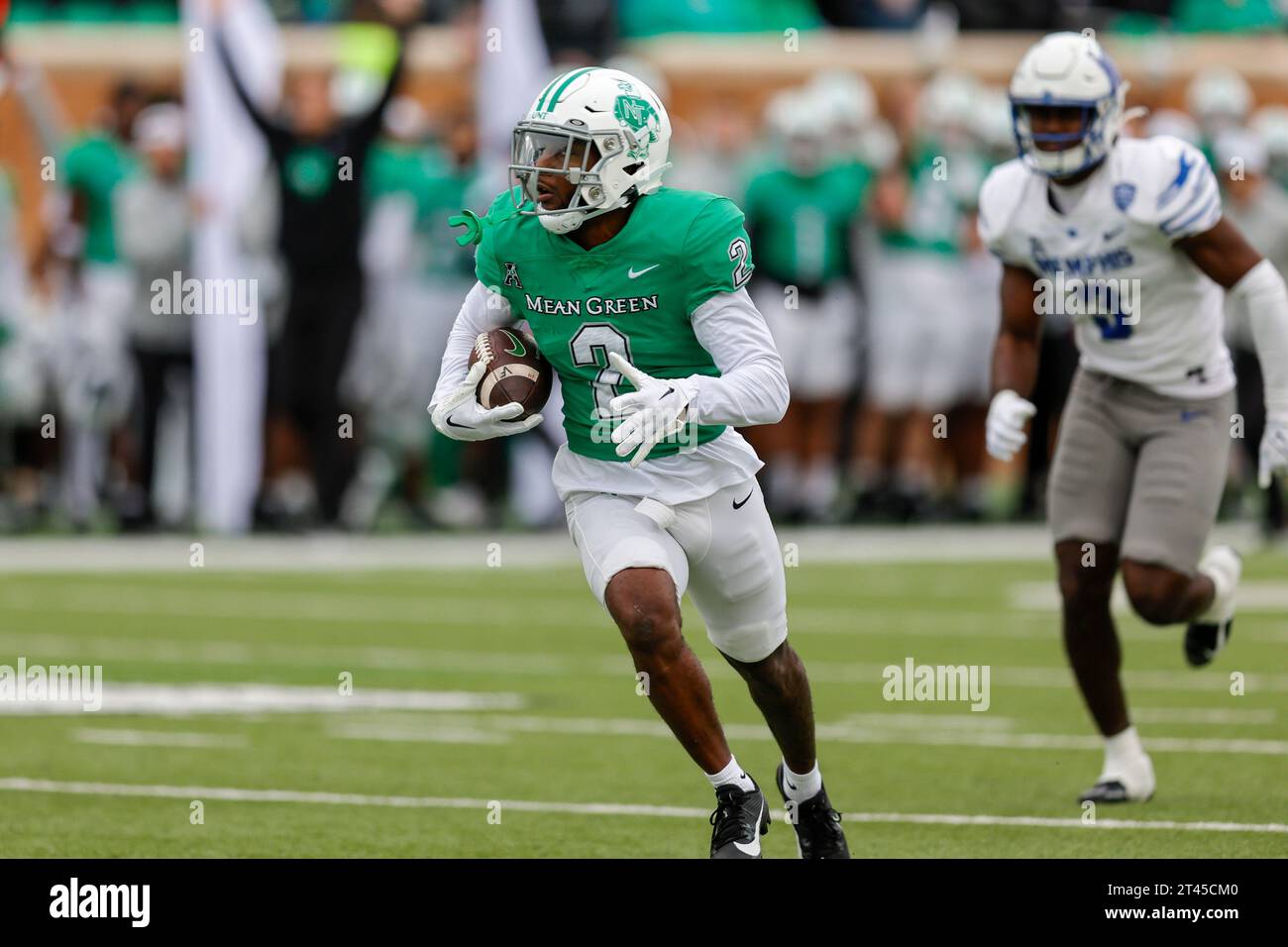 DENTON, TX - OCTOBER 28: North Texas Mean Green wide receiver Roderic ...