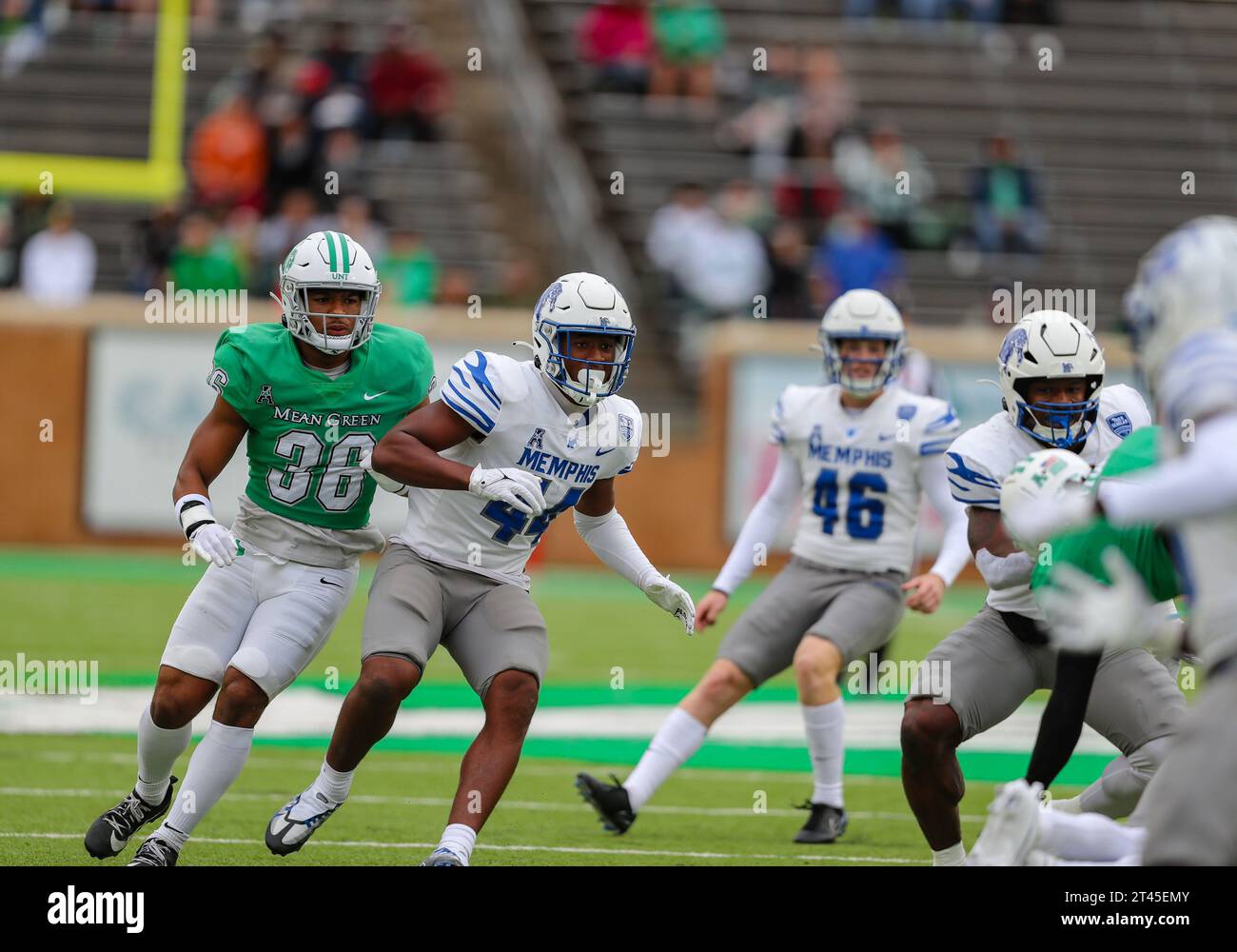 October 28, 2023:.Memphis Tigers linebacker Bryce Edmondson (44 