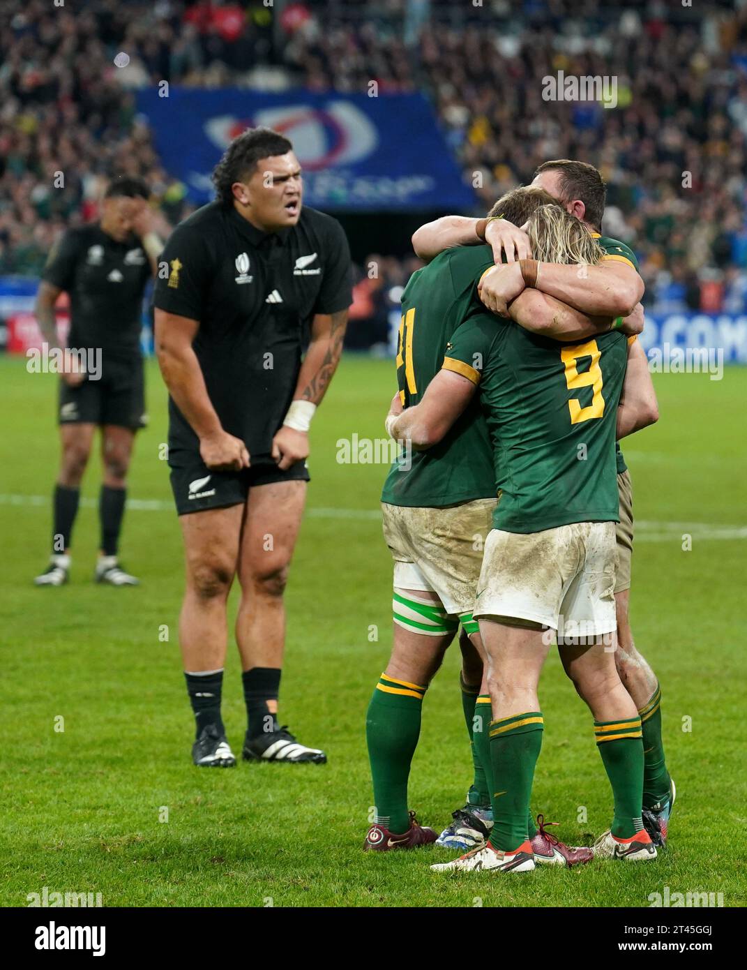 South Africa's Jean Kleyn (left) and Pieter-Steph Du Toit celebrate ...