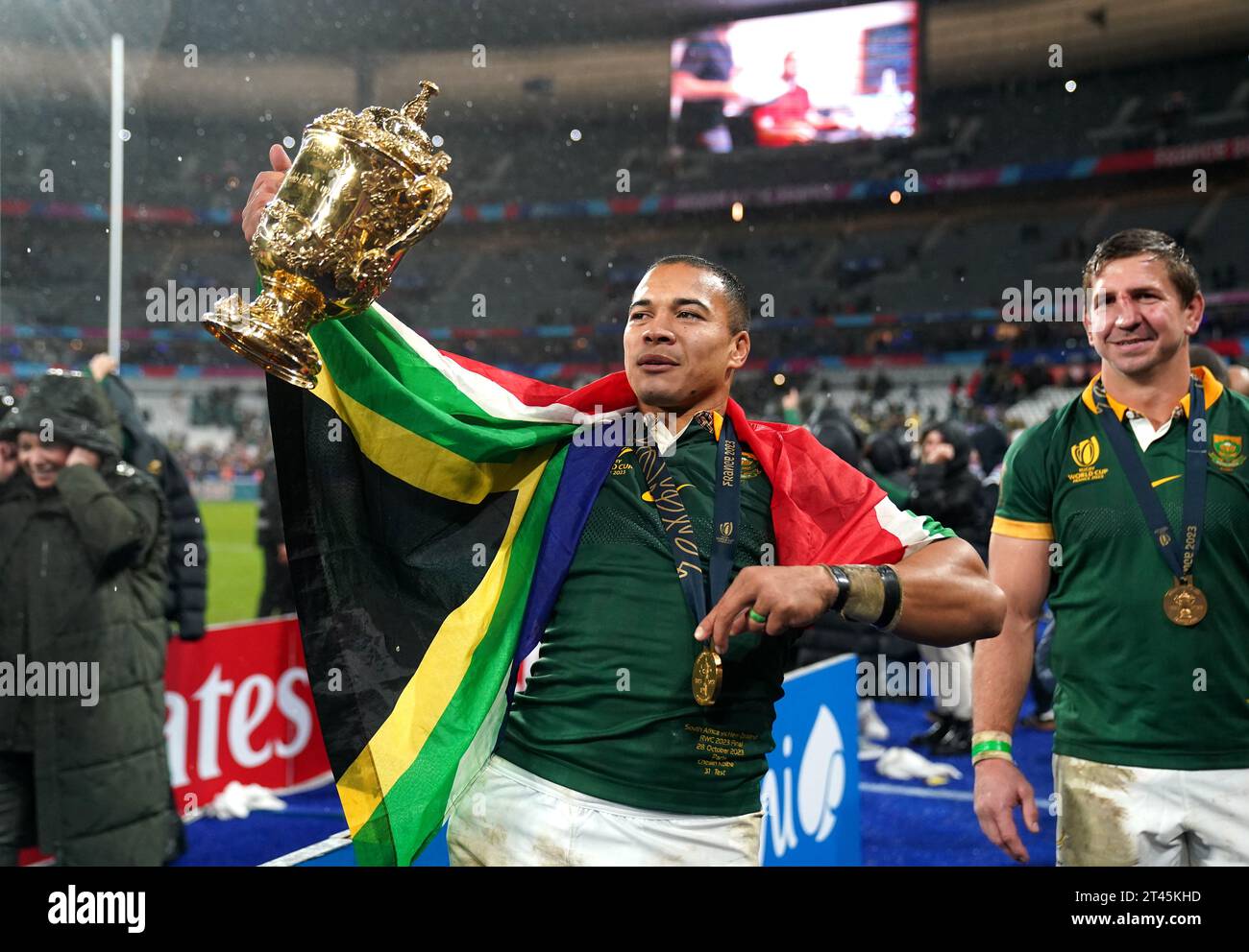 South Africa s Cheslin Kolbe Celebrates With The Webb Ellis Cup South Africa s Cheslin Kolbe Celebrates With The Webb Ellis Cup