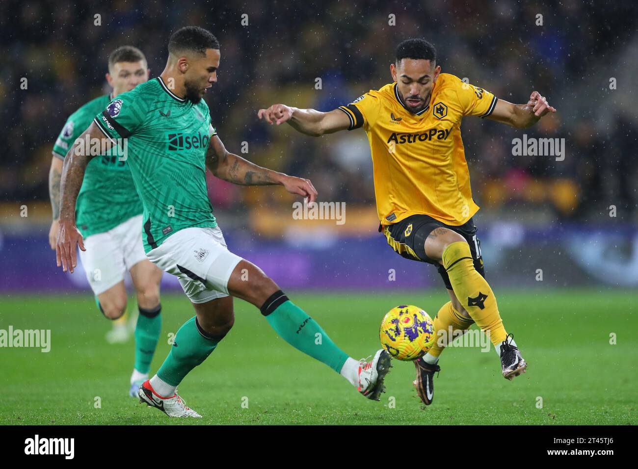 Matheus Cunha #12 of Wolverhampton Wanderers breaks with the ball 