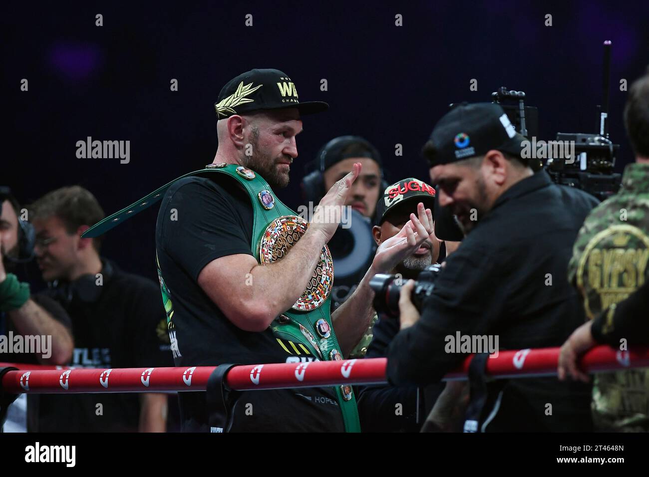 Tyson Fury, of England, the WBC and lineal heavyweight champion